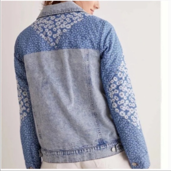 Anthropologie - Avec Les Filles Denim Quilted Jacket - Picture 2 of 11